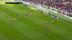 fc barcelona beats atletico de madrid by four to two today