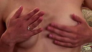 skinny blonde with small tits gets fucked in all holes