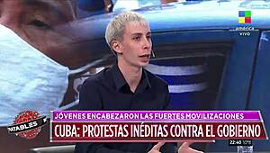chico comunista domado en vivo por cubano