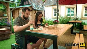 Daddy4k risky outdoor fuck with bfs daddy