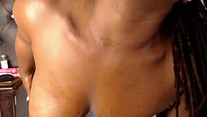huge clit on this sexy african step mom needs attention