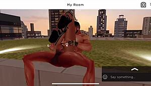 risky rooftop sex lone & ruby
