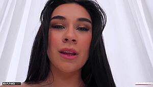 delilah dagger takes a massive bbc in lingerie and fishnets