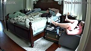 Milf caught taking huge bbc dildo