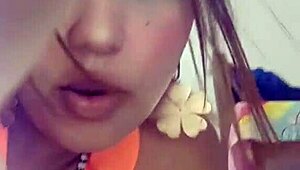 colombiana stays quiet knowing the neighbor spies