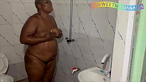 i was bathing when my step son came in and fucked me