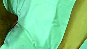 naughty nurse plays with her wet pussy outdoors