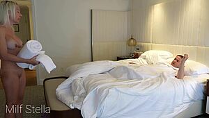 Im here for your morning servicing sir - hotel 69 e08 - milf stella