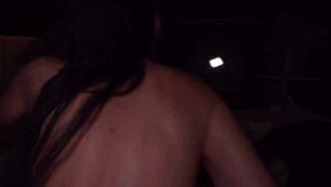 Lonely party girl creeps off for casting - public agent