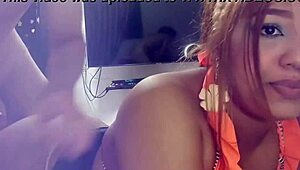 colombiana stays quiet knowing the neighbor spies