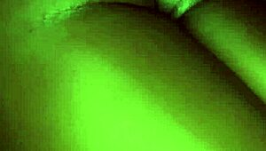 Ebony goddess fucks her masseuse hard