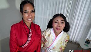 I got a happy ending from two asian masseuses