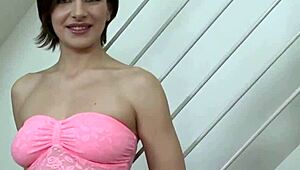 Lesbo analized with dildo in rough play