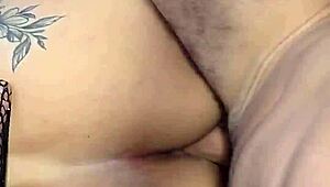 Muita porra na minha buceta e bunda creampie