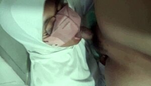 Sexy Indonesian girl in uniform excites