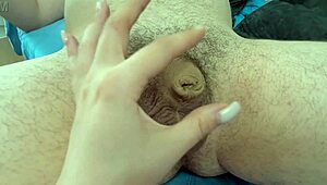 tiny-cock cumshot length 2 cm
