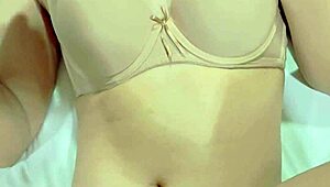 naughty nurse plays with her wet pussy outdoors