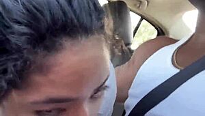 A stranger helps me transporting me and my only way to pay is to give him a sloppy blowjob