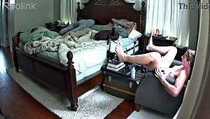 Milf caught taking huge bbc dildo