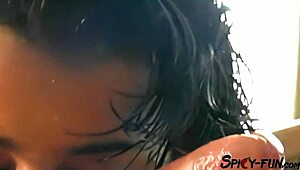 Brazilian model enjoys anal sex in this vintage video