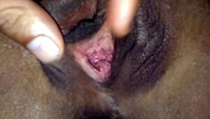 My friend spreads for a quick creampie