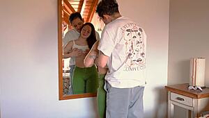 My Husband Fucks Stepsons Petite Girlfriend In Threesome