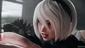 Yorha penetradas por vergas negras y blancas bbc