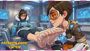 tracer and mei dominate feet