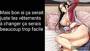 Boa hancock joi en francais with cock instructions